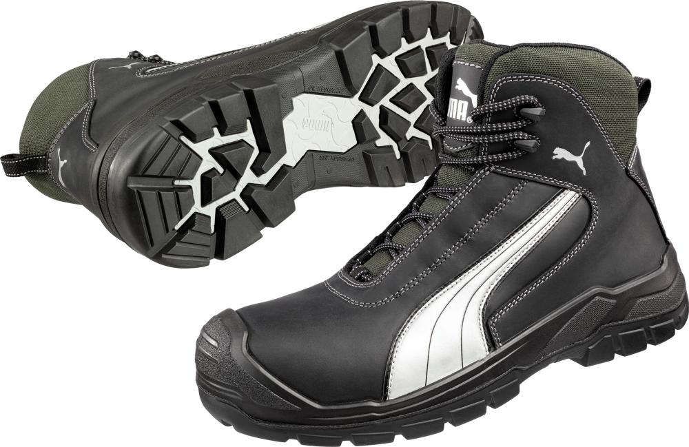 Stiefel 630210, S3,Gr.39,schwarz/silber Puma