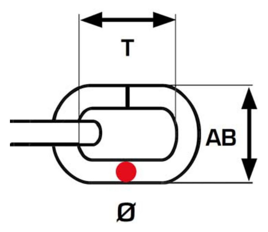 A-Glied Schweißkette, verzinkt