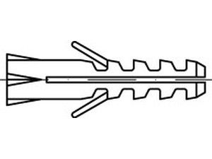 ART 88506 FISCHER-Dübel Kunststoff M 10-S S