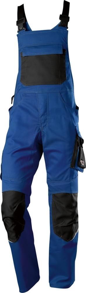 Latzhose 1979-570, königsblau/schwarz, Gr.46n BPlus