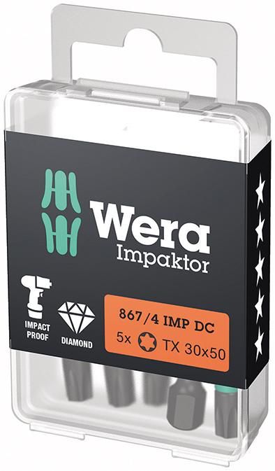 Wera Bit Impaktor 1/4" DIN 3126 E6,3 T30x50mm