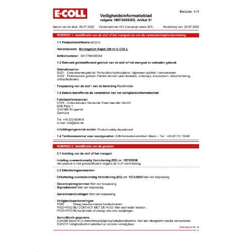 Montagekleber Rapid 290mlE-COLL