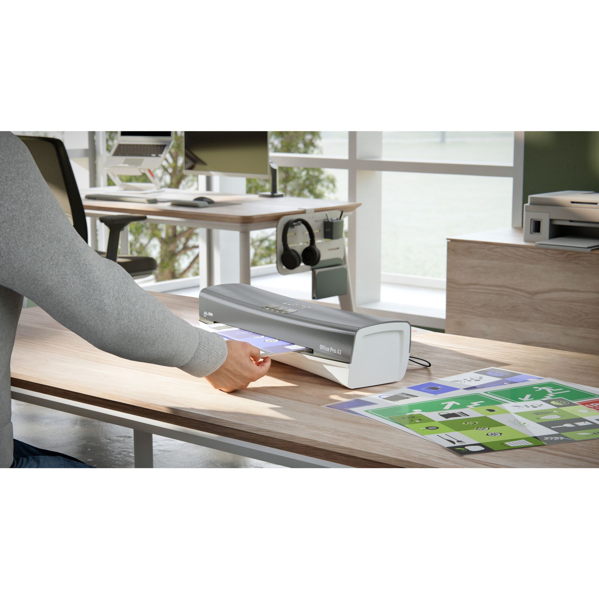 Laminiergerät iLAM Office Pro A3 weiß/silber