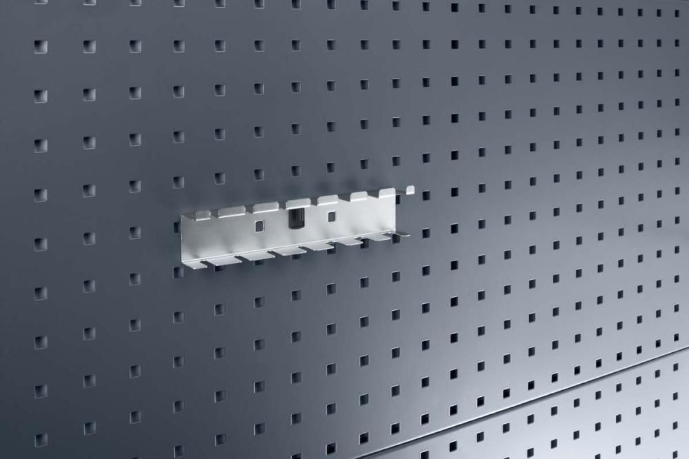 Schraubendreherhalter B225 mm 7 Aufnahmen für Lochplatten bott