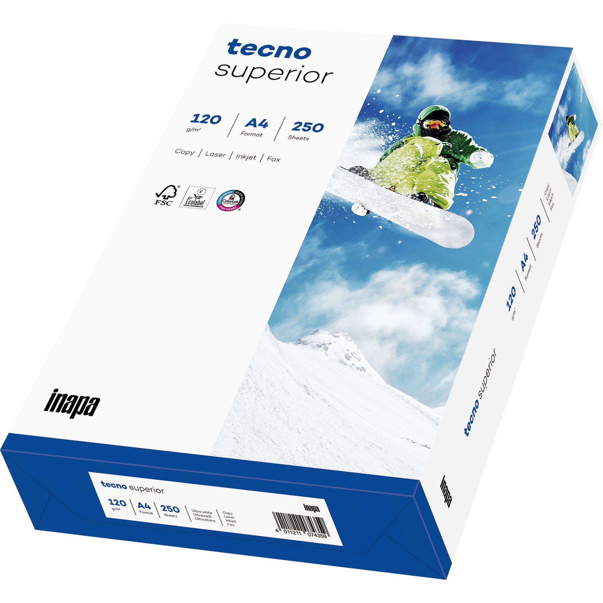 Kopierpapier Superior A4 120g 250 Bl./Pack.