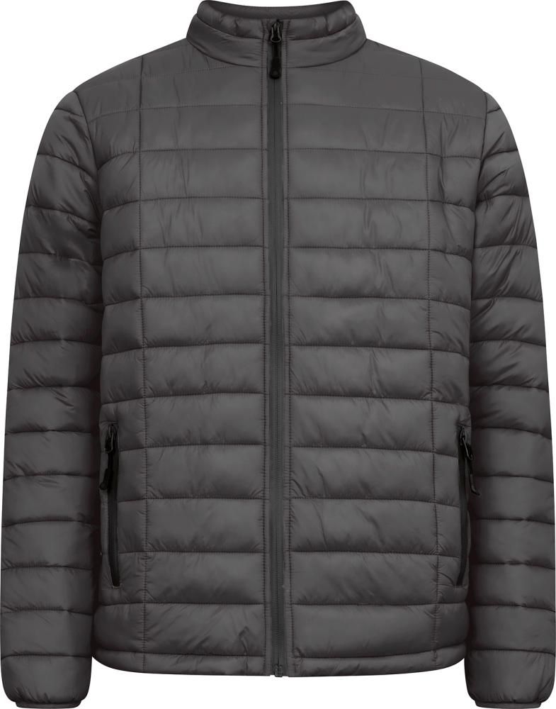 Men`s Padded Jacket charcoal, Gr.S