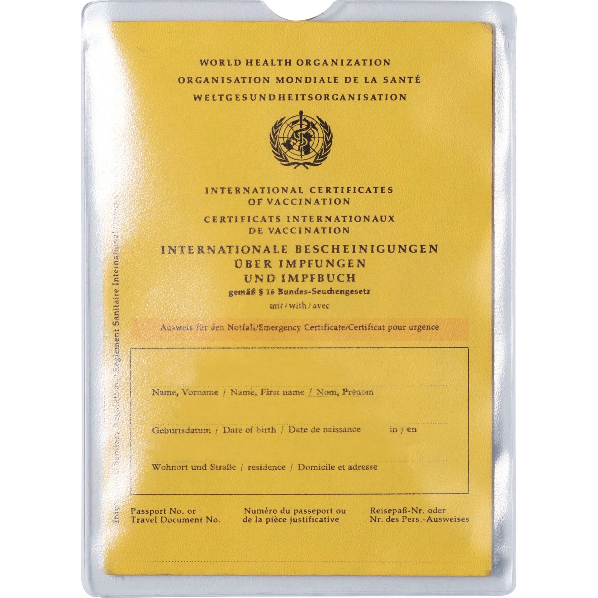 Ausweishülle 110x155mm PP tr 25 St./Pack.