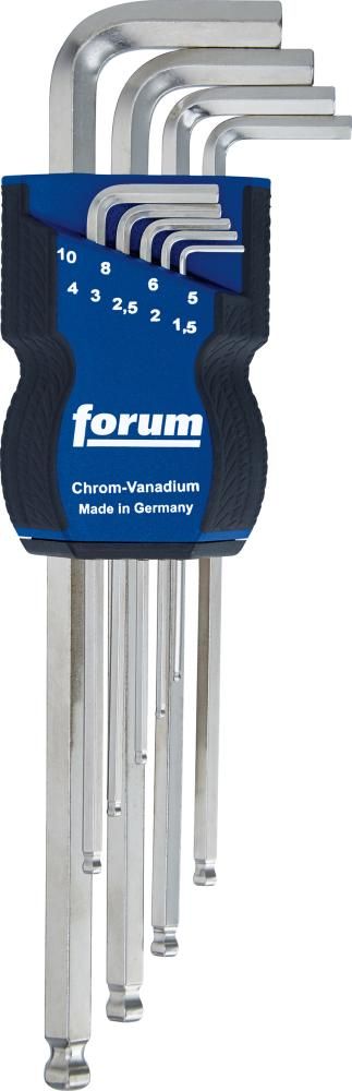 FORUM 6kt-Schl.-Satz DIN911L 1,5-10mm Kugelk.