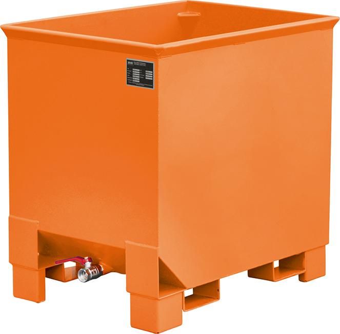 Späne-Kasten CS 30 B840xT620xH800 mm RAL2000 Tragkraft 500kg