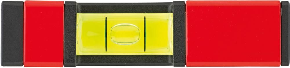 Magnet-Wasserwaage Mini 10cm mit 2 Libellen FORMAT