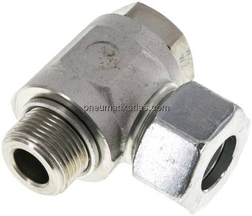 Winkel-Schwenkverschraubung G 1"-25 S (M36x2), Stahl verzinkt
