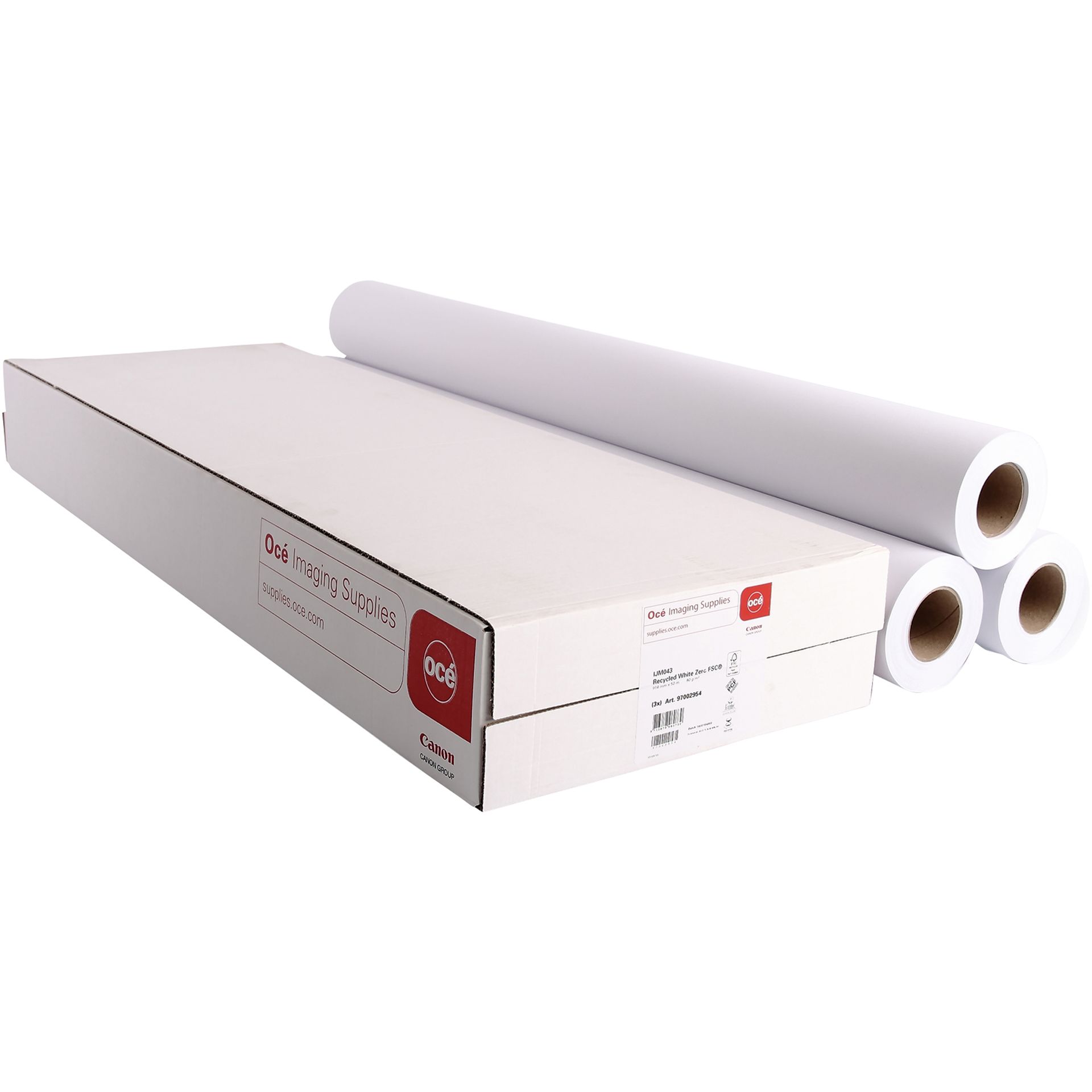 Plotterpapier  90g  914mmx50m 3 St