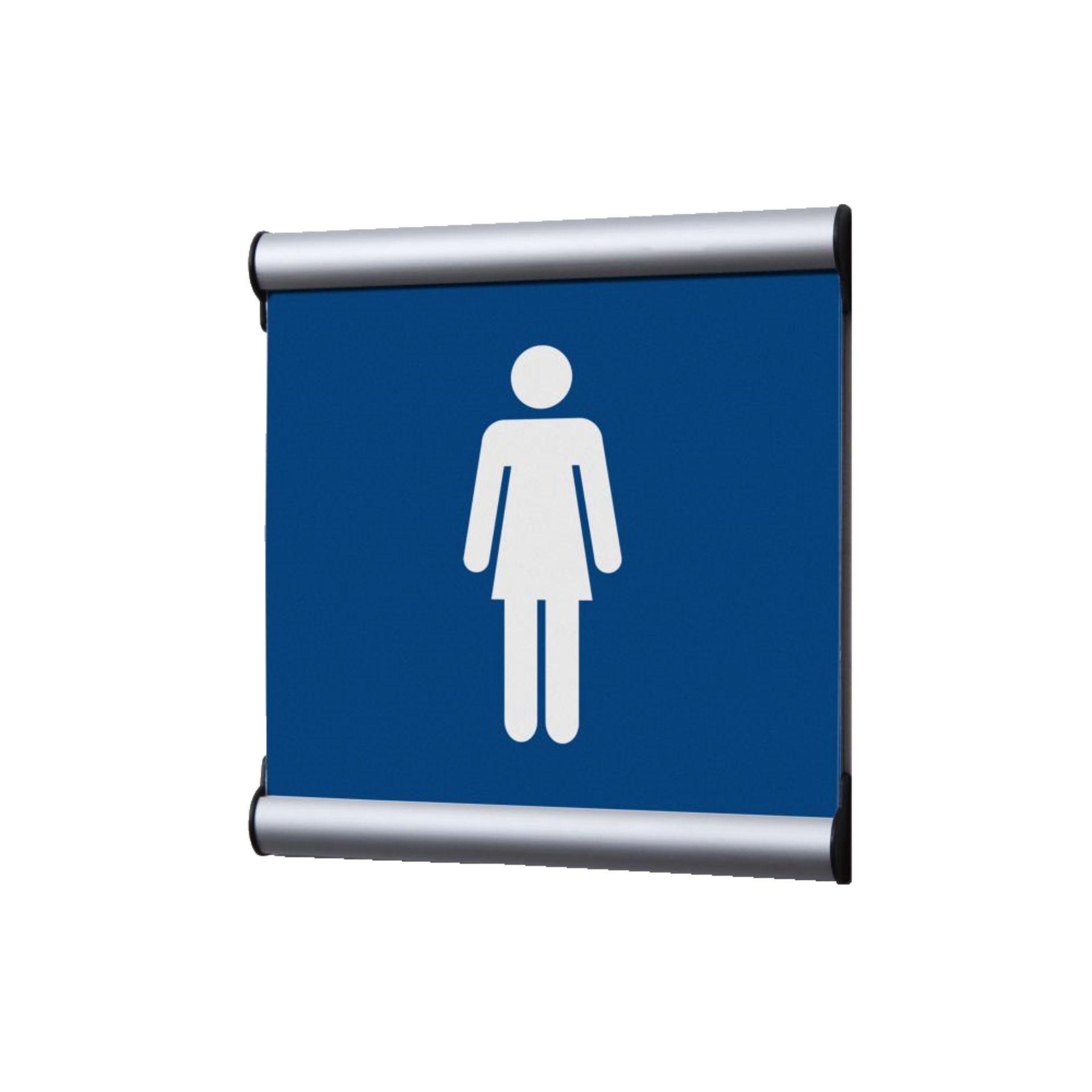 Türschild 15,5x15,5cm Damen bl
