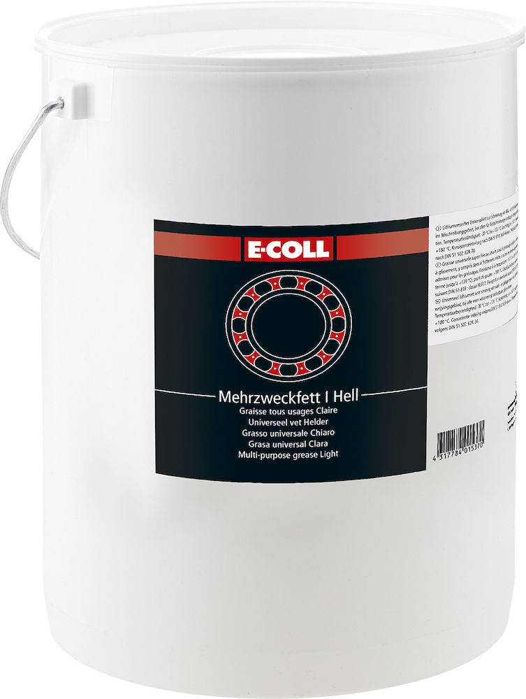 E-Coll Mehrzweckfett, hell, 5 kg/Eimer,