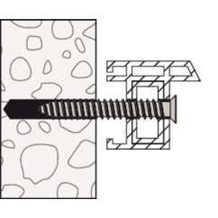 Fensterrahmenschraube FFS 7,5x132
