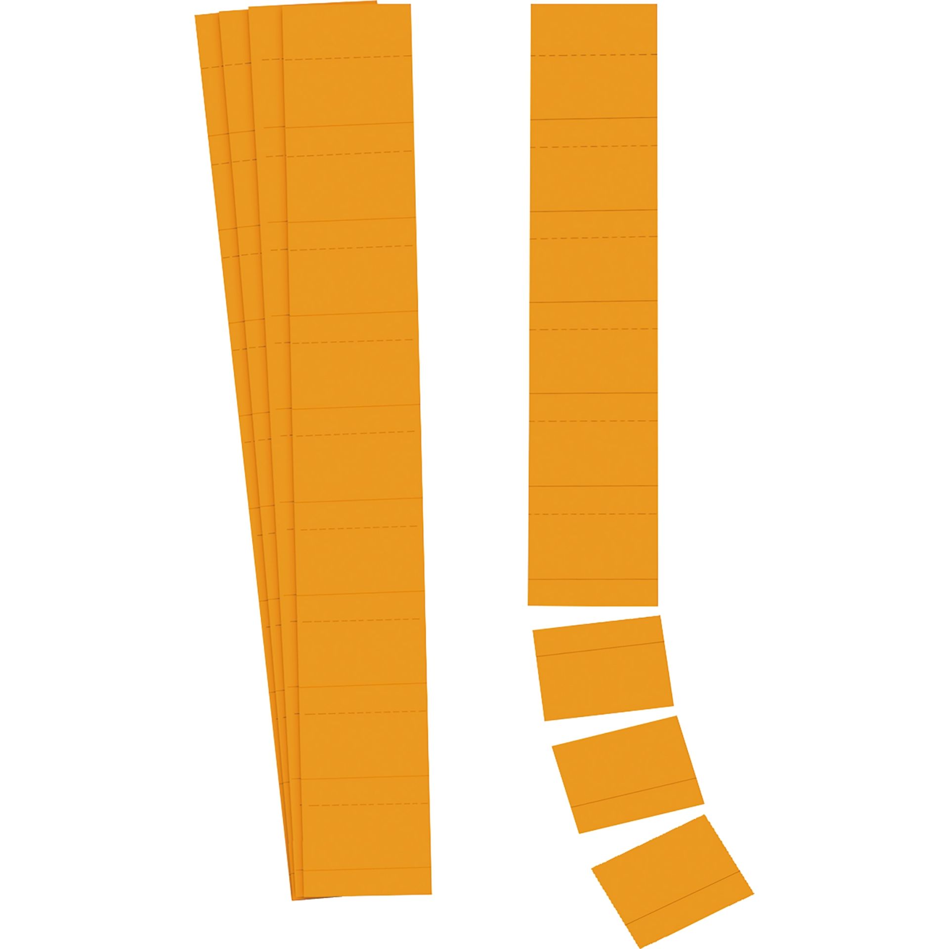 Einsteckkarte 60x32mm orange 90 St./Pack.