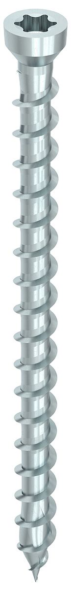 HECO-TOPIX-plus 10,0 x 450, Zylindersenkkopf, T-Drive, Vollgewinde, verzinkt blau, A3K, 50 Stück, VARIANTA-Handwerkerverpackung