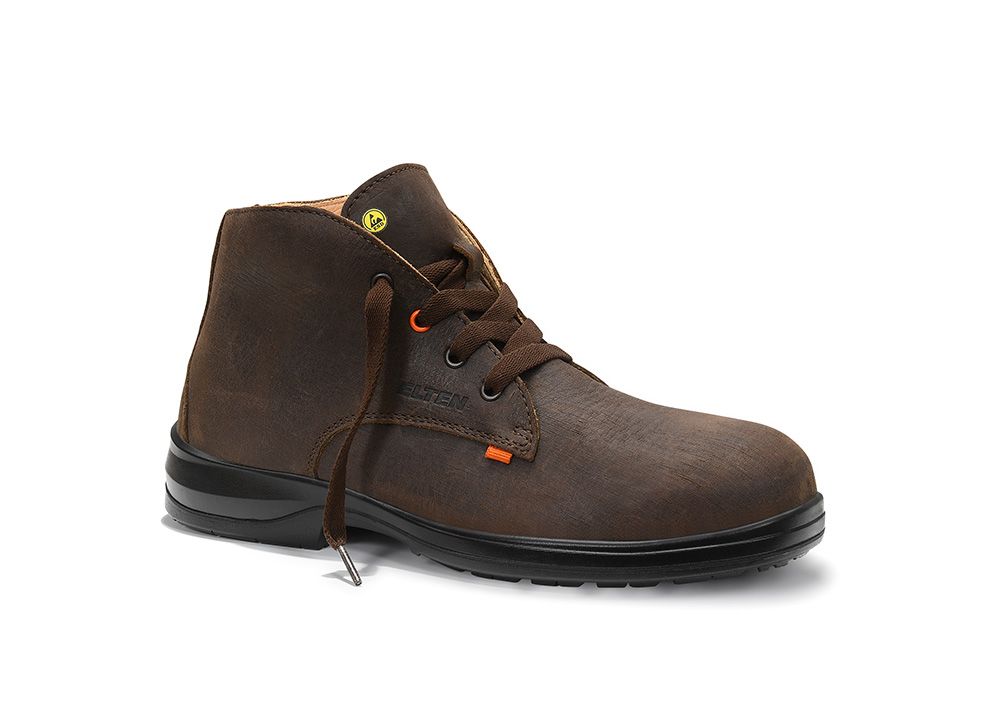 Sicherheitsschnürstiefel NIKOLAS XXB brown Mid ESD S3S, Gr. 40