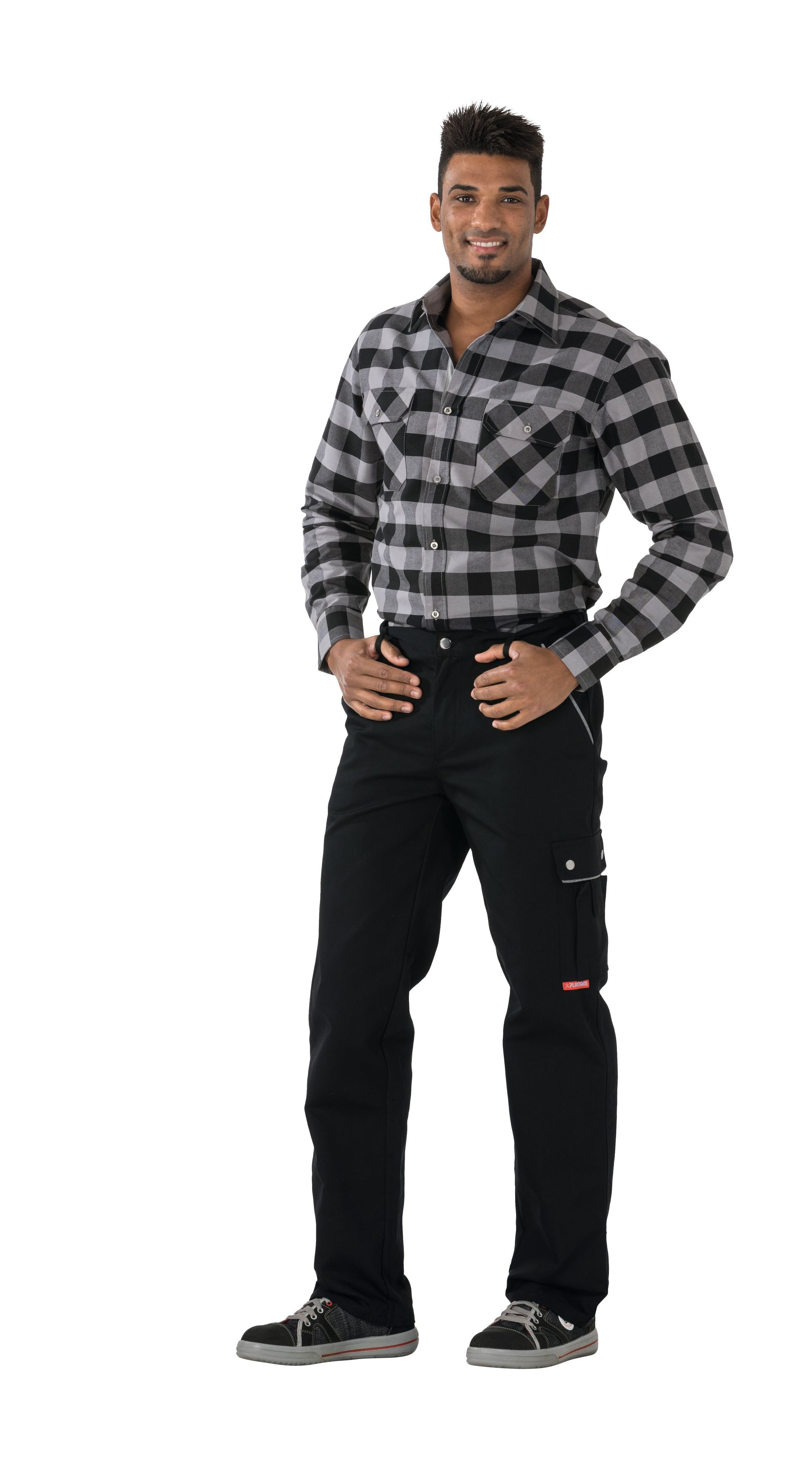 Planam Thermohose Canvas 320, Outdoor schwarz Gr. 24