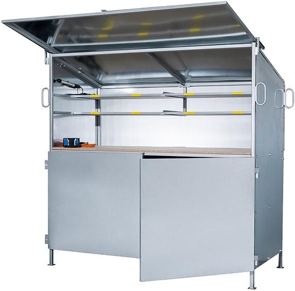 Planstand Typ 200, H1970 x B2110 x T970 mm