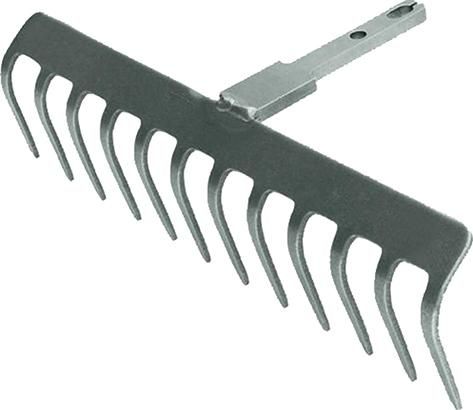 POLET CLICK PRO Gartenrechen 12 Zinken
