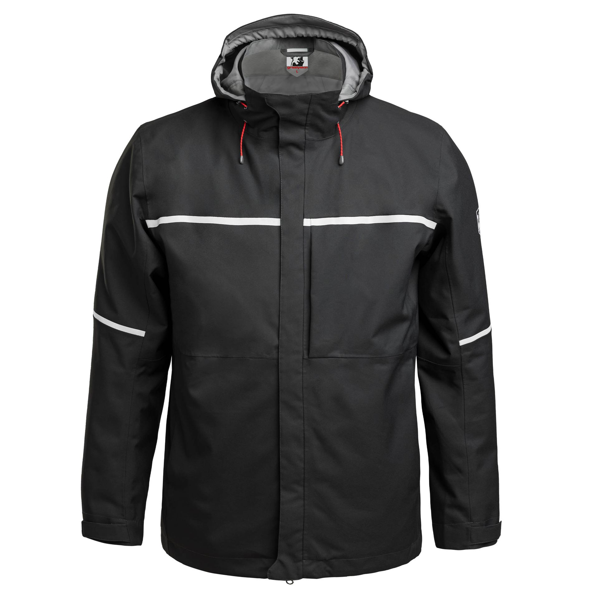 Grizzlyskin Winter Hardshelljacke "Resist" PrimaLoft® RESIST, schwarz, Gr. L