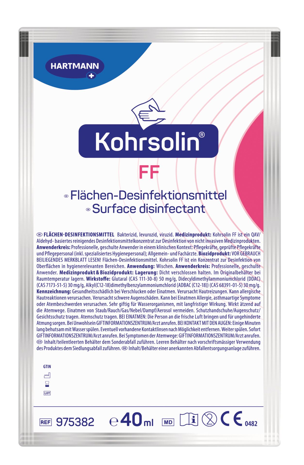 Kohrsolin FF, 125 x 40 ml Beutel