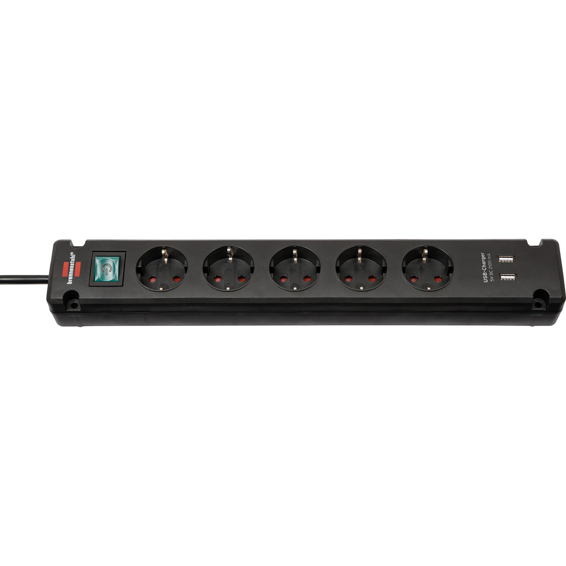 Steckdosenleiste Bremounta 5x +USB 3m sw