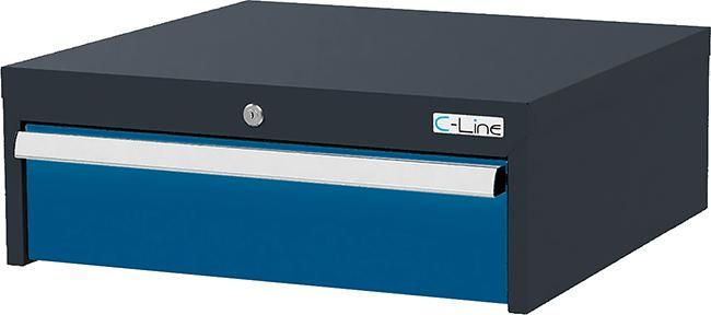 Unterhängeschrank mit 1 Schublade B600xT575xH230 mm RAL 7016/5010