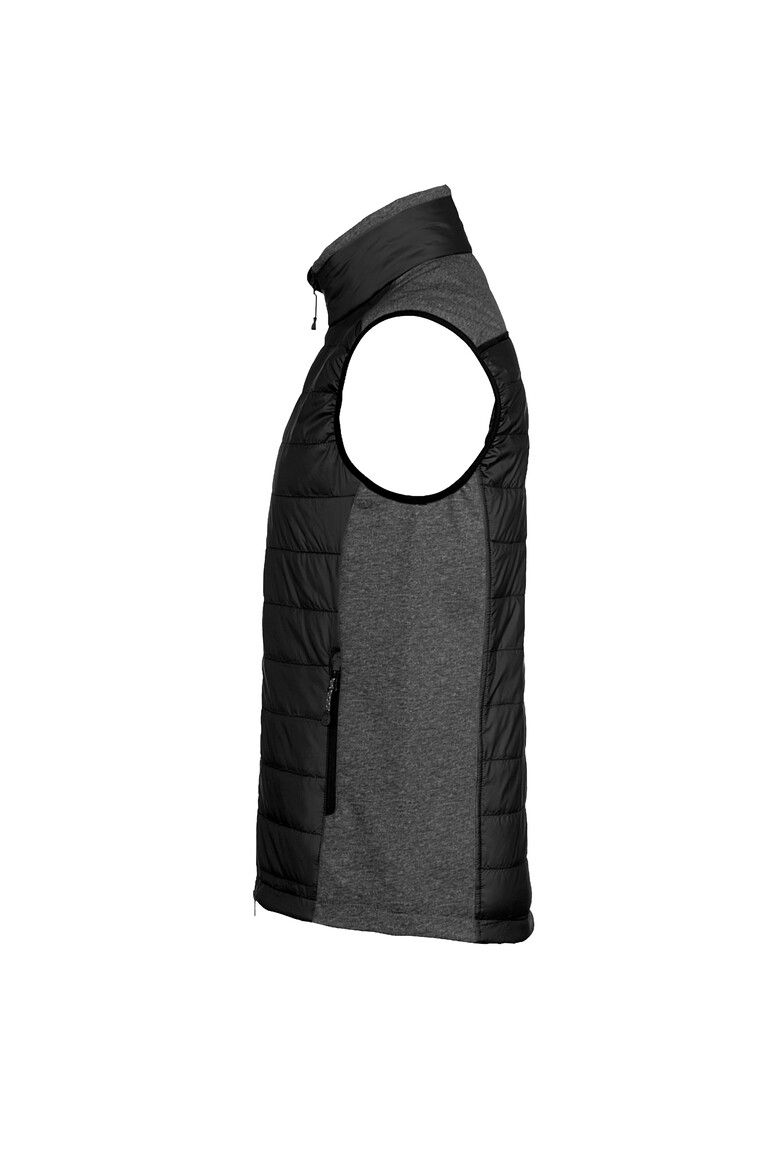 HAKRO Hybridweste Contrast schwarz, XS