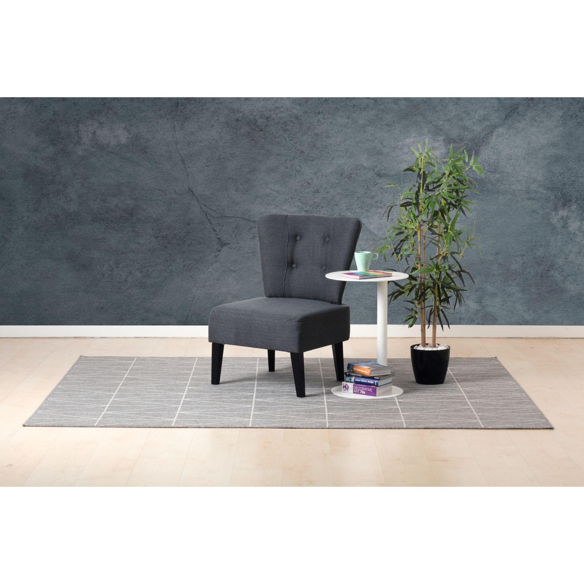 Beistelltisch easyDesk rund 40cm ws