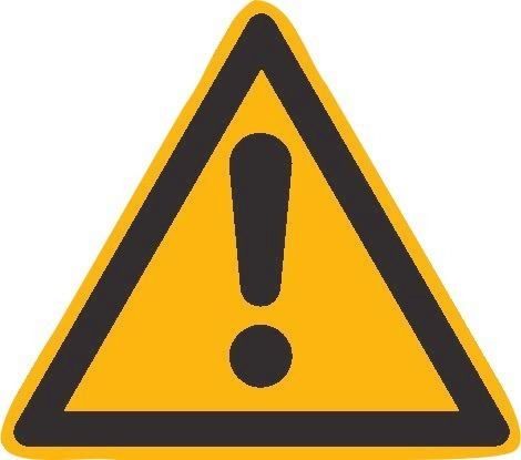 Warnschild Aluminium SL 200 mm Warnung vor einer Gefahrenstelle SafetyMarking