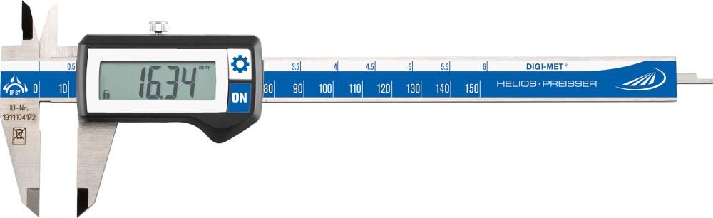 HP Digi.Taschenmess. IP67 150mm o.Daten.ET