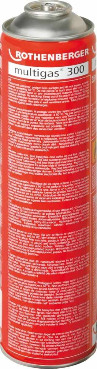 Gaskartusche 600 ml Multigas 300 Rothenberger