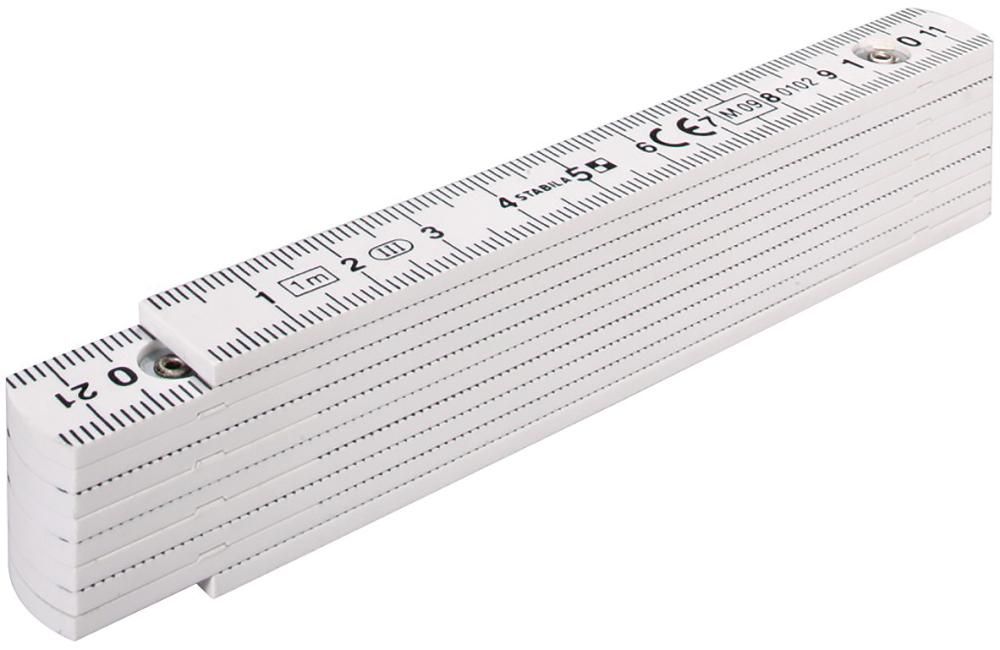 STABILA Kunststoff-Gliedermaßstab Type 1104, 1 m