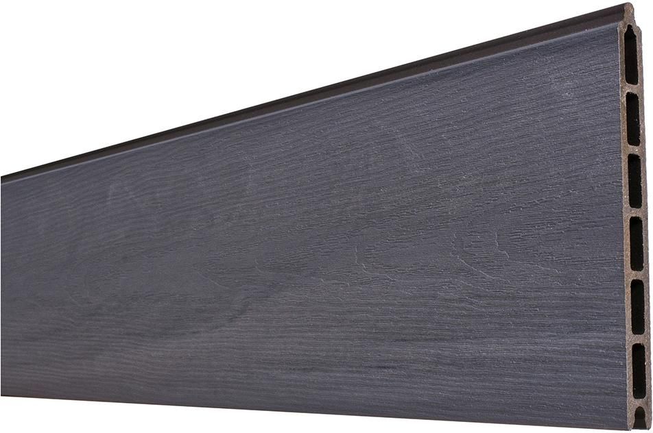 ÖLAND-Serie GREYSTONE Zaunlamelle (grau) coextrudiert Holzmaserung20 x 210 x 1793 mm