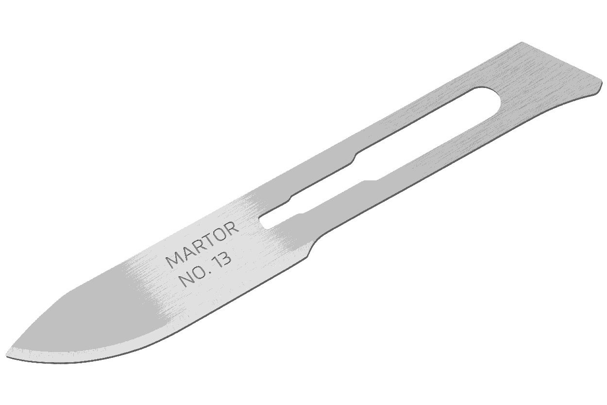 MARTOR Ersatzklinge SKALPELLKLINGE 13 Spezialschliff | 10 Stück