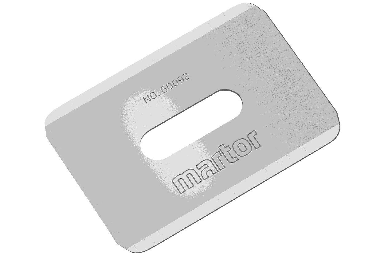 MARTOR Ersatzklinge INDUSTRIEKLINGE 60092 Standardschliff | 10 Stück