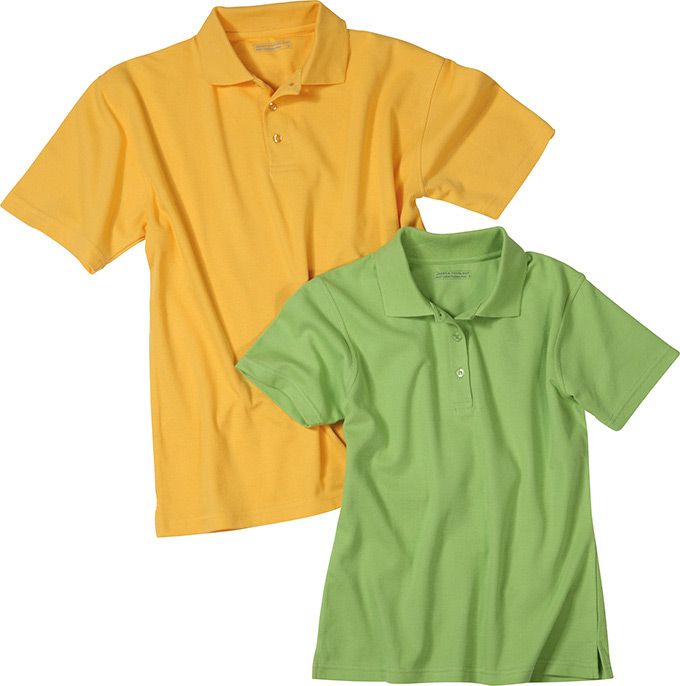 James & Nicholson JN024 Herren-Polo-Shirt, Weiß, Gr. L