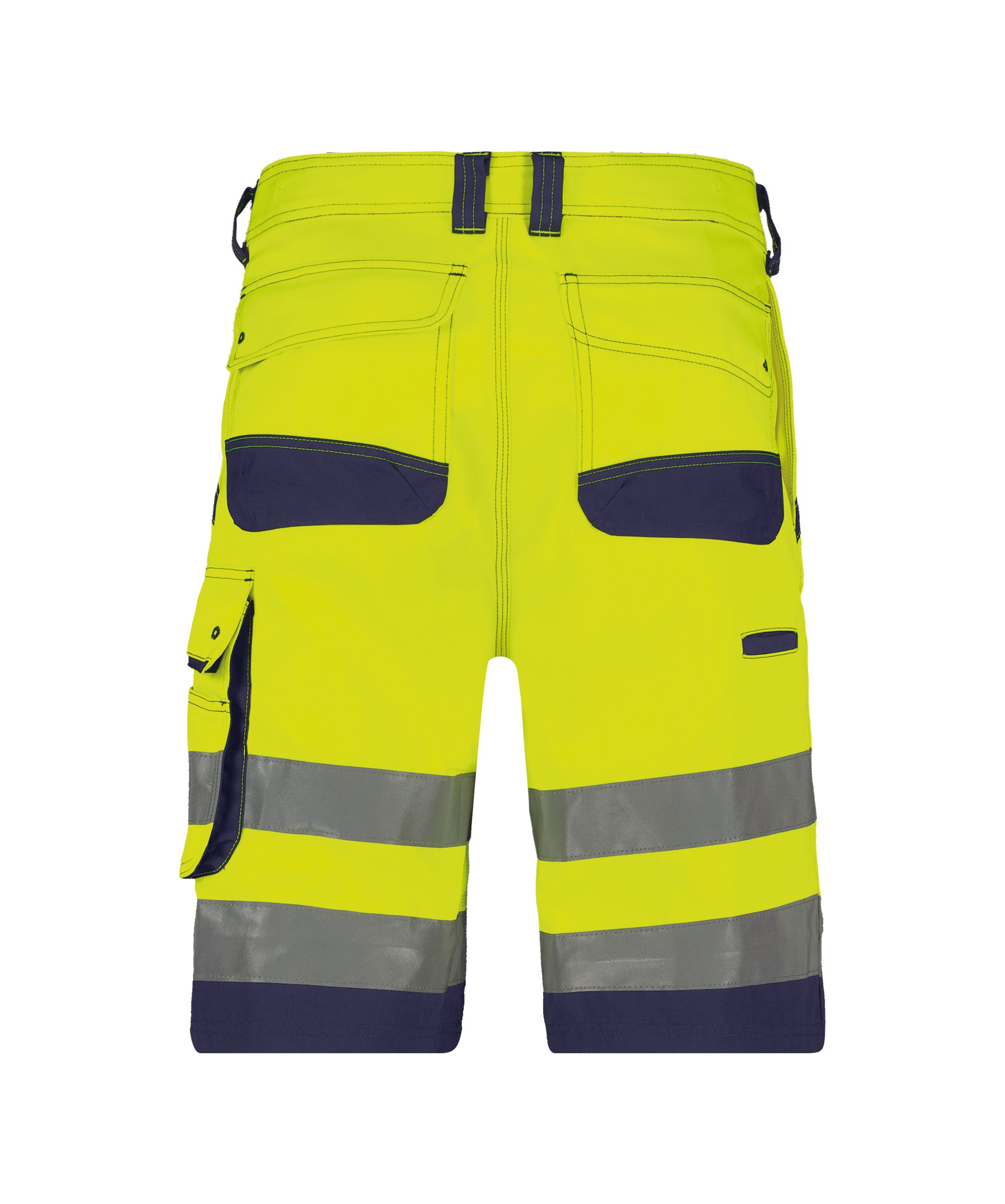 DASSY® Lucca - Warnschutz-Shorts - neongelb/dunkelblau, Gr. 42