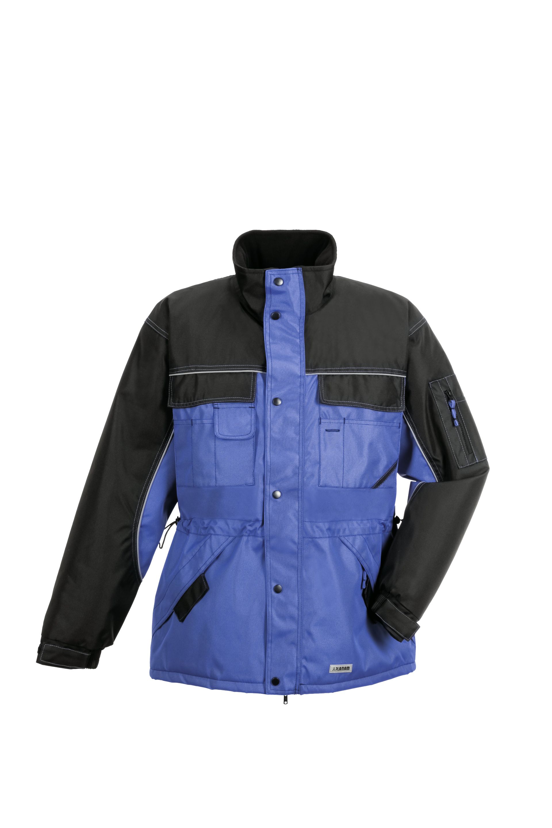 Planam Dust Parka Outdoor royalblau/schwarz Gr. S