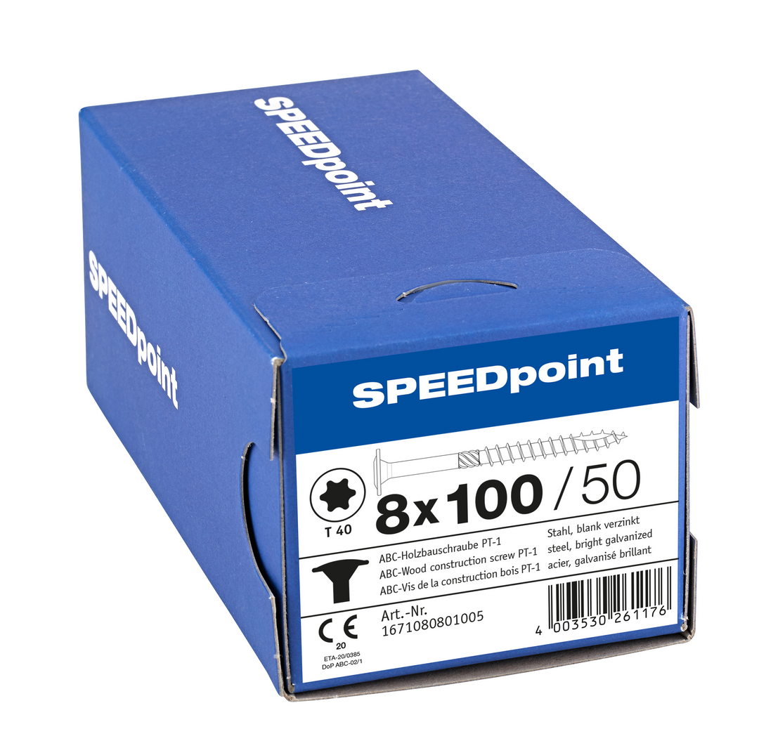 SPEEDpoint Holzbauschraube Tellerkopf T-STAR TG