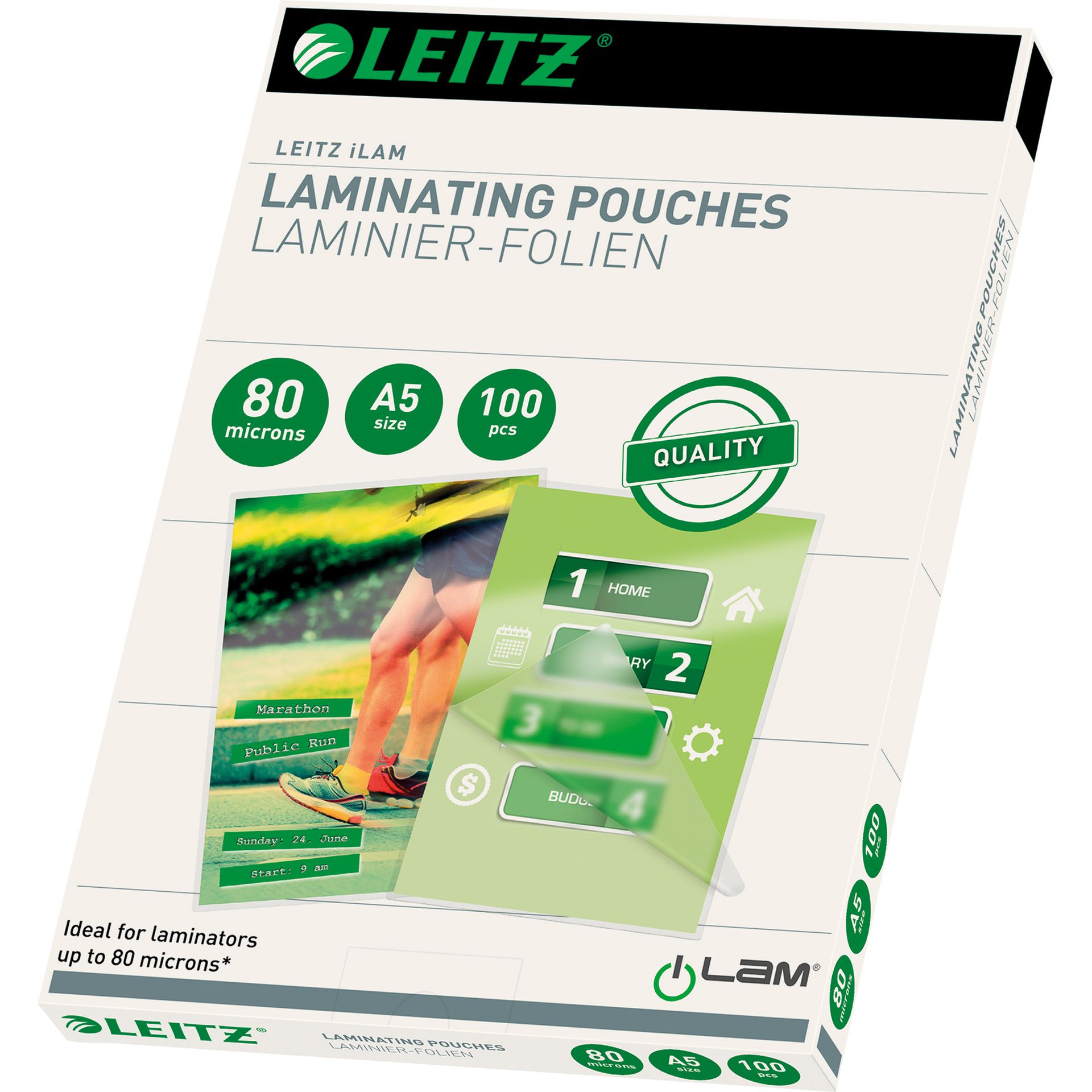 Laminierfolie DIN A5 80mic 100 St./Pack.