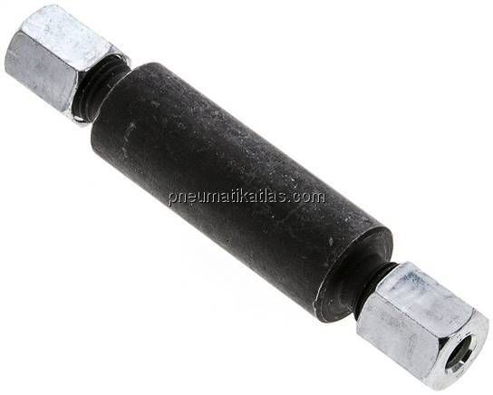 Schott-Anschweißverschrau-bung 6 L (M12x1,5), Stahl phosphatiert