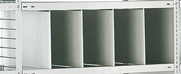 Stecktrennblech 40mm 800x190 lichtgrau
