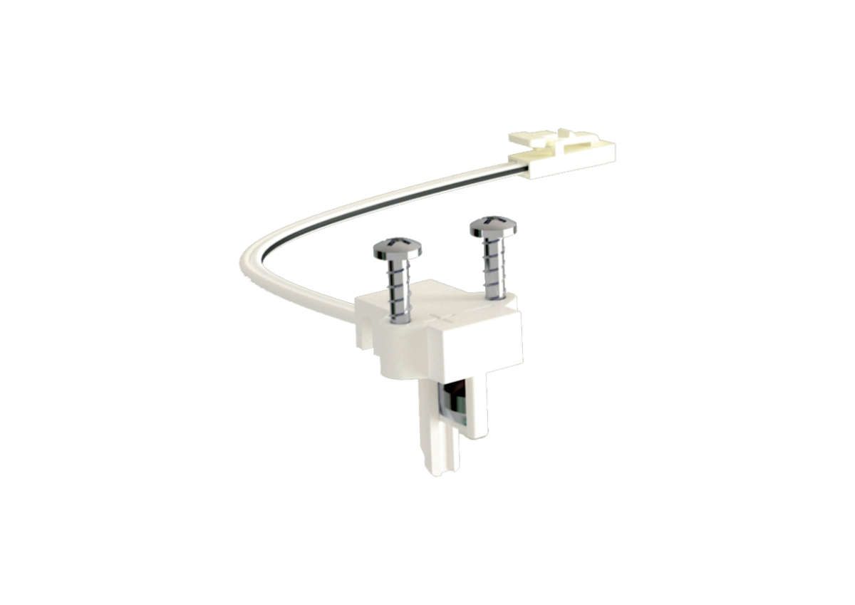 ledlinX Power Track, Top-Einspeiser weiss rechts 1