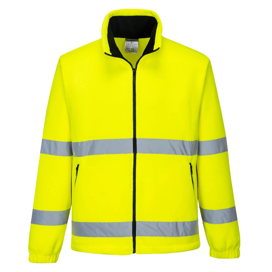 Portwest F303 Warnschutz-Fleecejacke, Gelb, Gr. 2XL