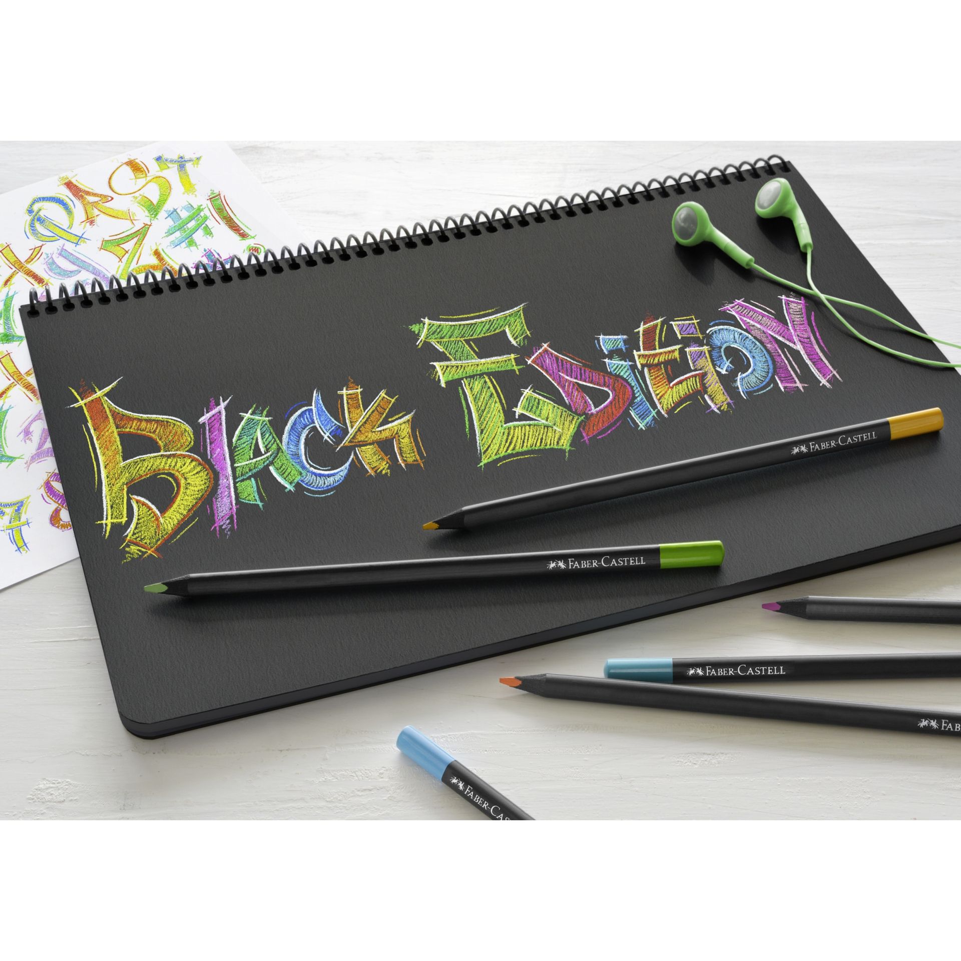 Buntstift Black Edition sort 12St