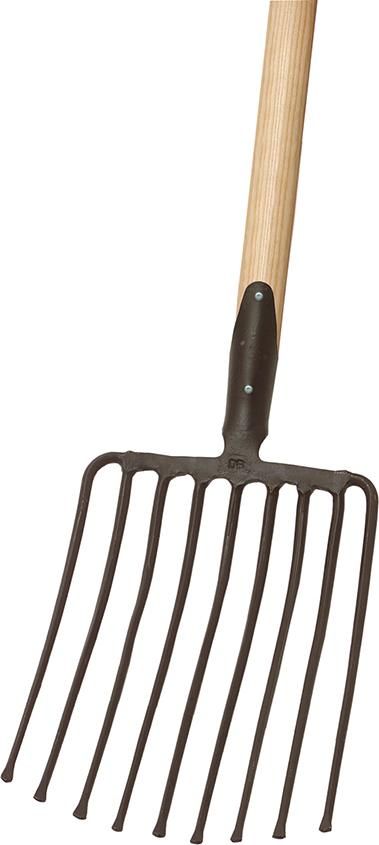 IDEAL-Steingabel 9 Zinken schwarz