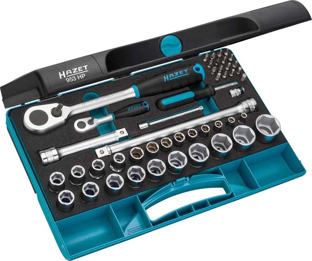 Hazet Steckschlüssel-Garnitur 1/4"+1/2" 953HP